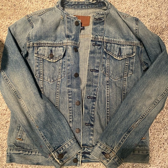 Jackets & Blazers - Small Distressed Denim Jacket